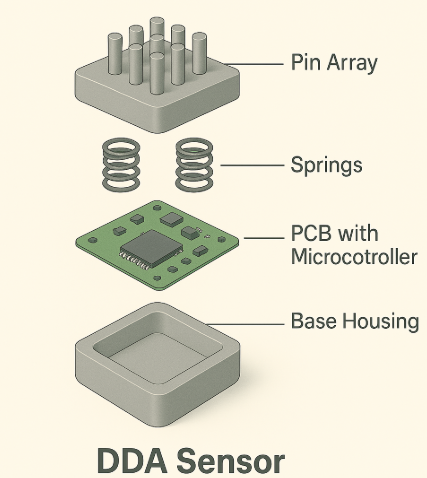 DDA Sensor Components Diagram